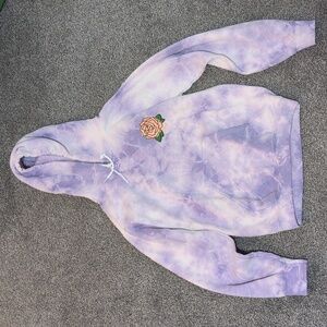 Women's Obey Purple Tie Dye Hoodie